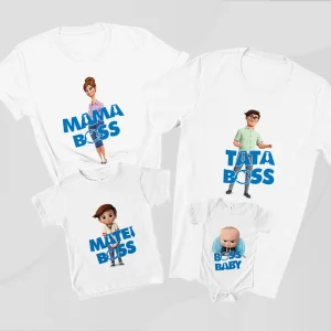 set de tricouri Boss Baby pentru familie
