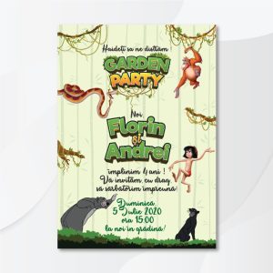 Invitaţie online Cartea Junglei