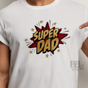 Tricou Super Dad pentru ziua lui tati