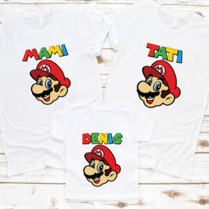 Tricouri cu Super Mario, set de 3 piese