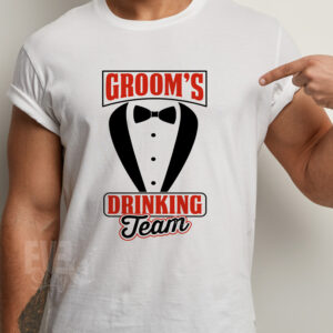 Tricouri petrecerea burlacilor, Grooms Drinking Team