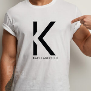 Tricou Karl Lagerfeld culoare alba