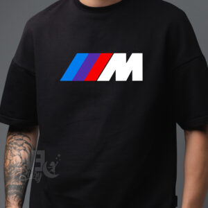 Tricou M Power, culoare neagra, imprimeu BMW