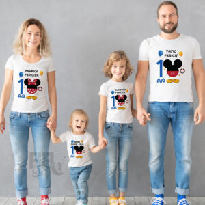 Tricouri personalizate 1 an Mickey Mouse