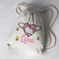 Rucsac fetite Hello Kitty de scoala, personalizat şi pentru grădiniţă, 34x43cm, material Canvas Premium rezistent
