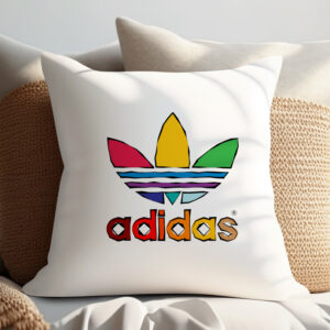 Pernă Adidas Colorful, 40x40cm, culoare alb