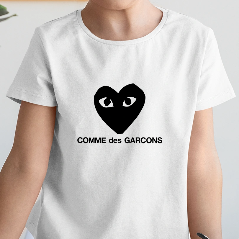 Tricou Comme des Garcons, rezistent la spălări, bumbac 100