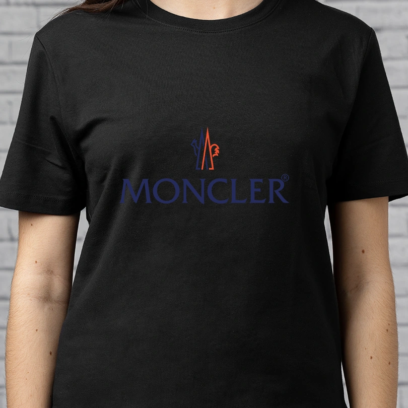 Tricou Moncler, rezistent la spălări, bumbac 100%, Regular Fit