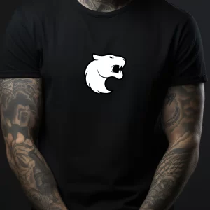 Tricou FURIA Esports, unisex, rezistent la spălări, bumbac 100%, Regular Fit, culoare negru