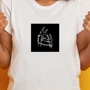 Tricou Car Seat Headrest Twin Fantasy, bumbac 100%, regular fit, imprimeu rezistent la spălări, culoare alb