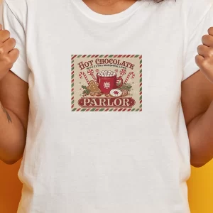 Tricou Crăciun Vintage, rezistent la spălări, bumbac 100%, Regular Fit, culoare alb #16