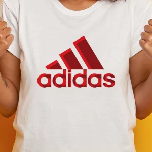 Tricou Adidas Shadow, unisex, rezistent la spălări, bumbac 100%, Regular Fit, culoare alb