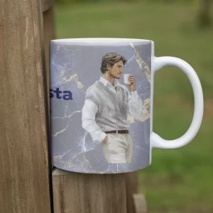 Cană Mărțișor Din Cana Asta Bea Doar Șefu, rezistentă la maşina de spălat vase, 350ml