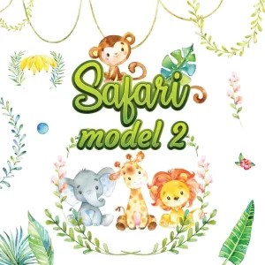 Set pentru botez cu animăluţe Safari