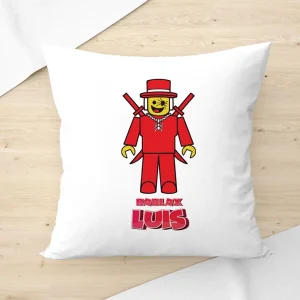 Pernă Roblox Sammy personalizată cu nume pentru copii, material moale, dimensiune 40x40 cm