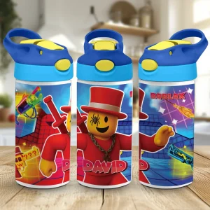 Bidon de apă Roblox Sammy personalizat cu nume pentru copii