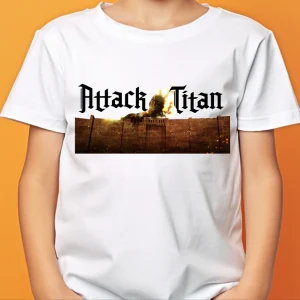 tricou Anime Attack on Titan pentru copii și adulți