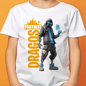 Tricou Fortnite Renegade Runner personalizat cu nume pentru copii și adulți