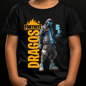 Tricou Fortnite Renegade Runner personalizat cu nume pentru copii și adulți